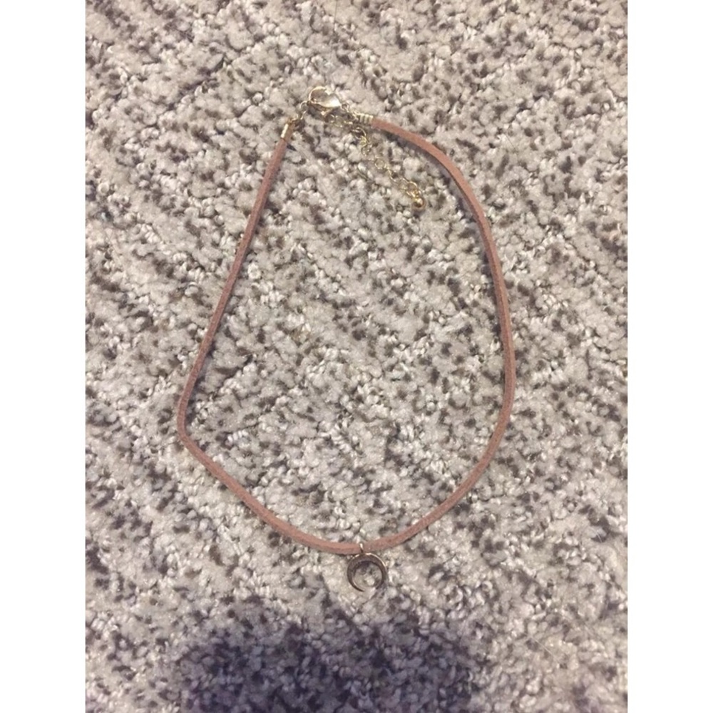 Brown crescent mood chocker